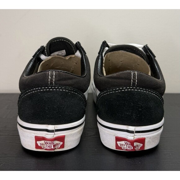 Vans Shoes Mens 6 Womens 7.5 Off The Wall Old Skool Skate Sneakers Black 500714 - Picture 7 of 13